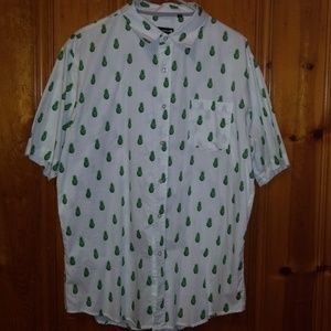 Ocean Current Men's Hawaiian pineapple Shirt